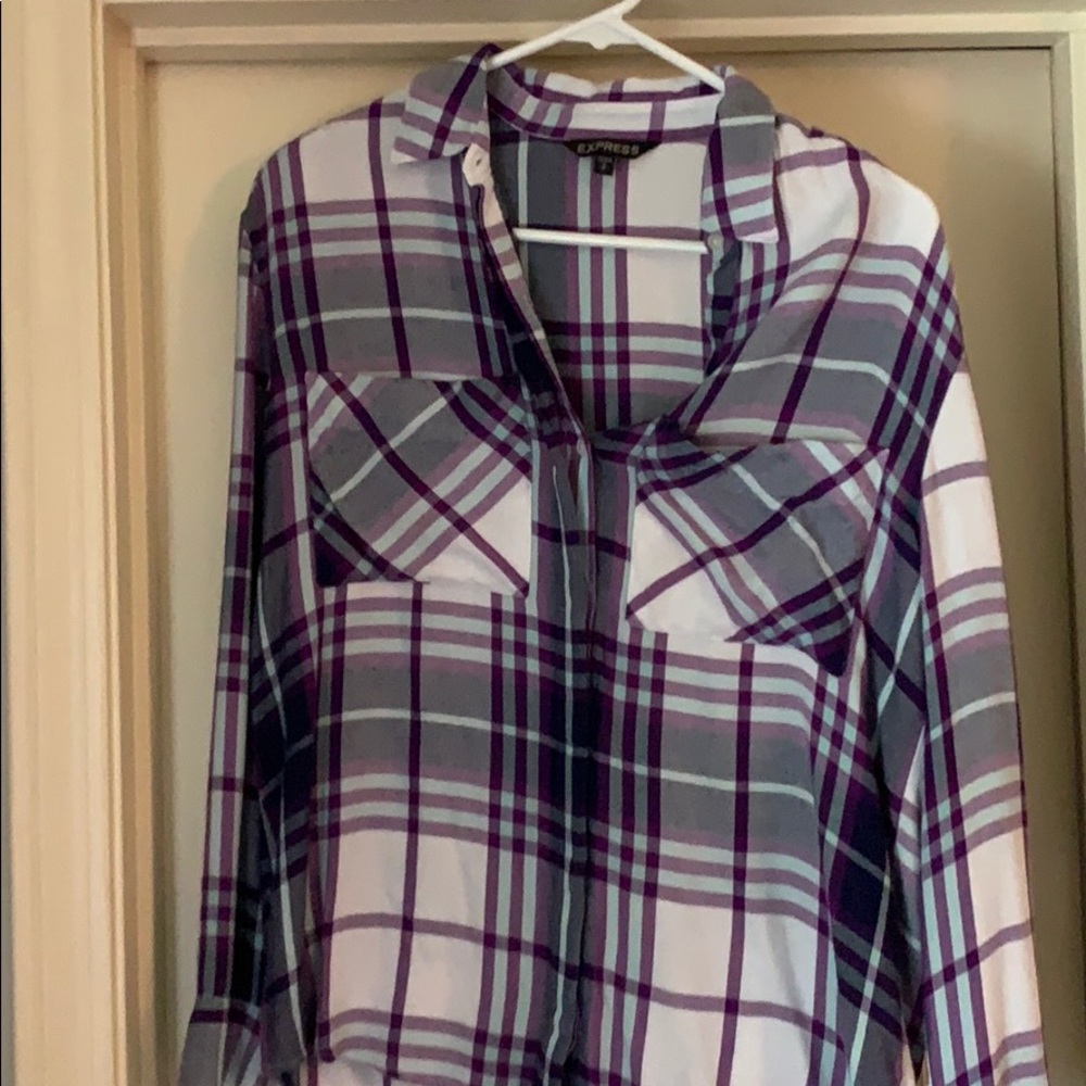 Express soft lightweight button-down